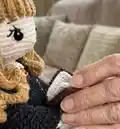 Hermione Granger Amigurumi Pattern step 3 - details and accessories