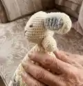 Snuggle Bunny Amigurumi Pattern step 3 - details and accessories